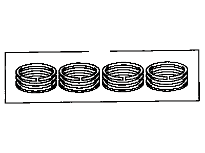 2000 Toyota Celica Piston Ring Set - 13011-88600