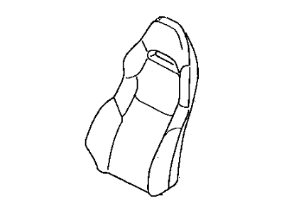 Toyota 71073-2H251-21 Front Seat Back Cover, Left(For Separate Type)