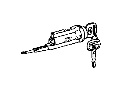 Toyota 69057-35070 Cylinder & Key Set, Ignition Switch Lock