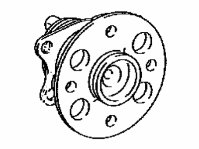 Toyota 42450-0D111 Rear Axle Bearing And Hub Assembly, Right