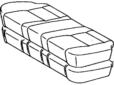 Toyota 71460-AA130-B1 Cushion Assembly, Rear Seat