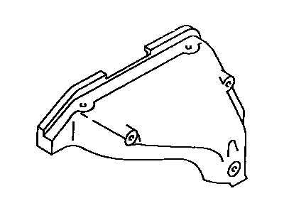 1989 Toyota MR2 Exhaust Heat Shield - 17167-16050