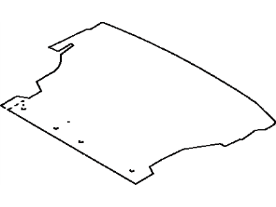Toyota 64711-12240-03 Mat, Luggage Compartment Floor