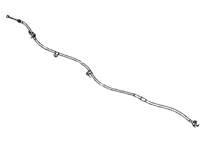 Toyota 46430-07030 Cable Assembly, Parking Brake