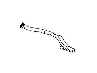 Toyota 55972-07020 Duct, Side DEFROSTER Nozzle