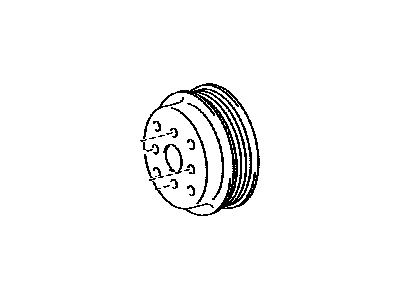 Toyota 16173-0P011 Pulley, Water Pump