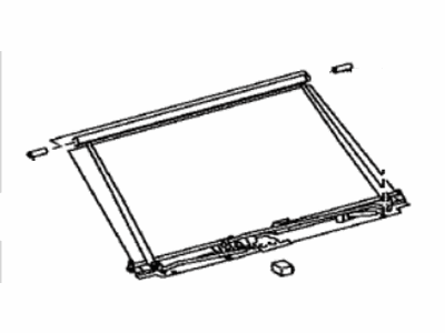 Toyota 64333-AC012 Shade, Package Tray