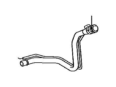 Toyota 77201-07050 Pipe Sub-Assy, Fuel Tank Inlet