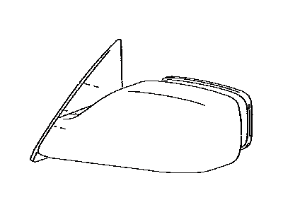 Toyota 87940-AC070-B2 Driver Side Mirror Assembly Outside Rear View