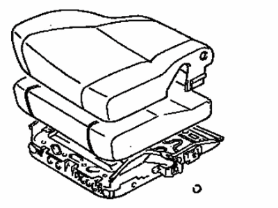 Toyota 71410-42200 Cushion Assembly, Front Seat, RH