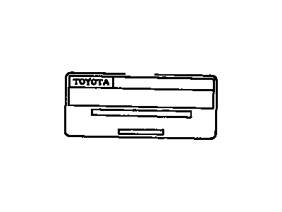 Toyota G9131-42012 Label, Electric Vehicle Emission Control Information