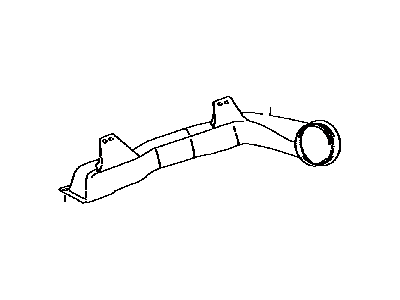 Toyota 55844-42070 Duct, Heater To Register