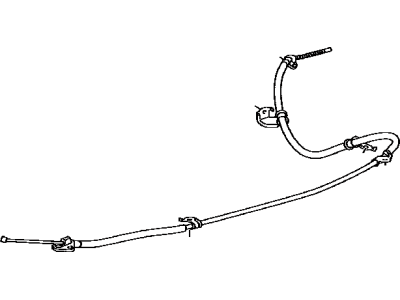 Toyota 46420-42130 Cable Assembly, Parking Brake