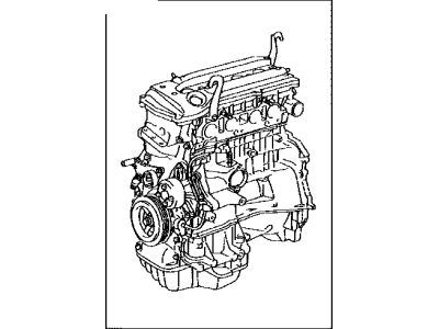 Toyota 19000-36210 Engine Assembly, Partial