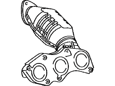 2009 Toyota RAV4 Catalytic Converter - 17140-31150