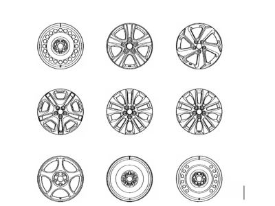 2022 Toyota RAV4 Spare Wheel - 42611-0R580