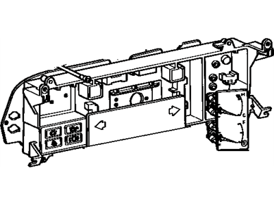1980 Toyota Tercel Instrument Cluster - 83132-16190