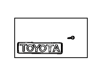 Toyota 75311-19686 Radiator Grille Emblem(Or Front Panel)