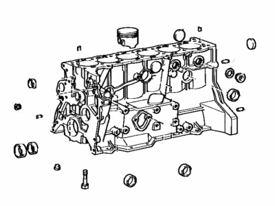 Toyota 11401-49576 Block Sub-Assy, Cylinder