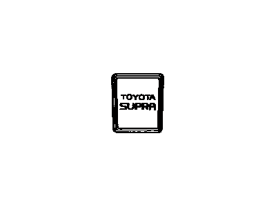1990 Toyota Supra Emblem - 75331-14110