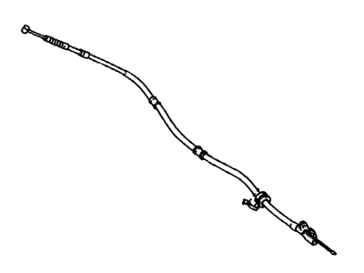 Toyota 46430-42090 Cable Assembly, Parking Brake