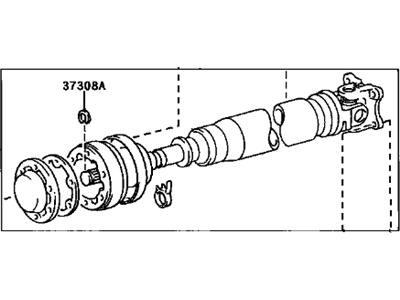 Toyota 37110-42040 Propelle Shaft Assembly