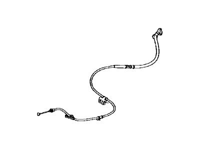 Toyota 46420-06180 Cable Assembly, Parking Brake