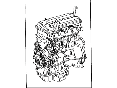 Toyota 19000-0H180 Engine Assembly, Partial