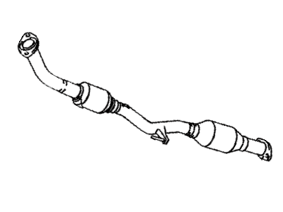Toyota 17410-0H270 Front Exhaust Pipe Assembly