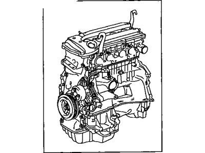 Toyota 19000-03090 Engine Assembly, Partial