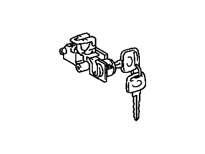 Toyota 69056-33020 Cylinder & Key Set, Glove Compartment Lock
