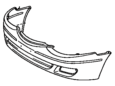 Toyota 52119-AA906 Cover, Front Bumper