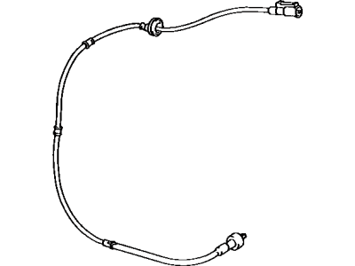 Toyota 83710-16160 Speedometer Drive Cable Assembly, No.1