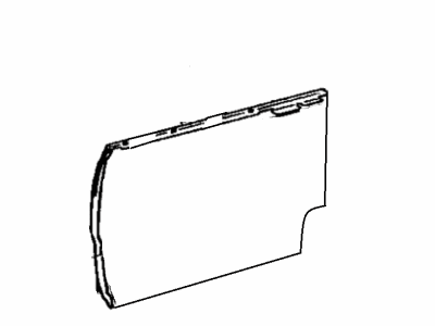Toyota 67114-16040 Panel, Rear Door, Outer LH