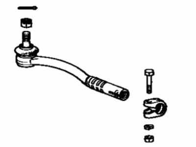 1983 Toyota Tercel Tie Rod End - 45460-19195
