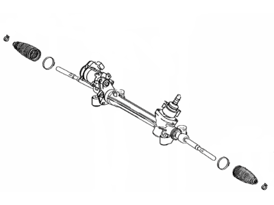 2020 Toyota Camry Rack And Pinion - 44250-06390