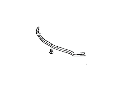 Toyota 53381-06040 Seal, Hood To Radiator Support