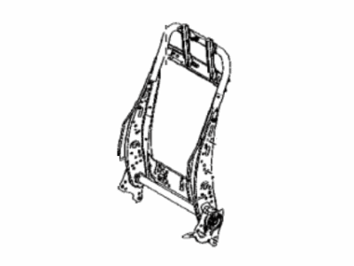 Toyota 71014-12590 Frame Sub-Assembly, Front Seat