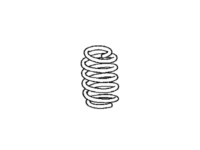 Toyota 48231-12D70 Spring, Coil, Rear
