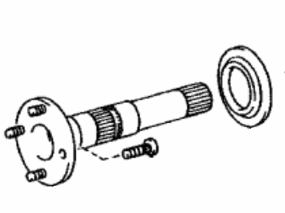 Toyota 36209-60020 Shaft, Transfer Output, Front