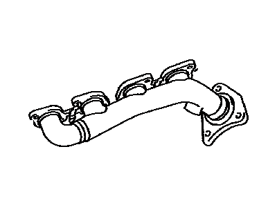 Toyota 17105-50200 Left Exhaust Manifold Sub-Assembly