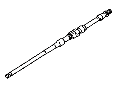 Toyota 45210-60091 Shaft Assembly, Steering