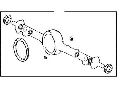 Toyota 04412-60480 Gasket Kit, Rear Differential Carrier