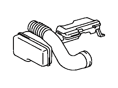 Toyota 17875-50190 Pipe, Intake Air Connector