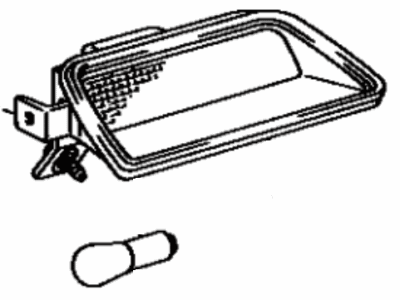 Toyota 81570-12010 Lamp Assembly, Center Stop