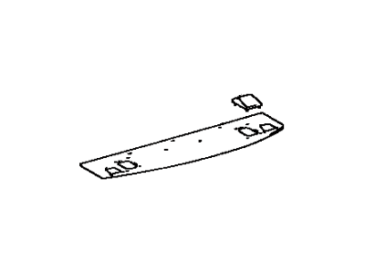 Toyota 64330-12580-02 Panel Assembly, Package Tray Trim