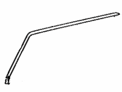 Toyota 75552-19125 Moulding, Roof Drip Side Finish, LH