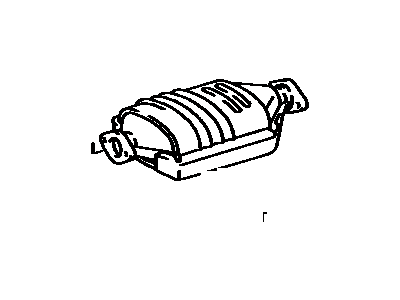 Toyota 18450-15021 Catalytic Converter Assembly