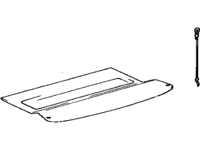 Toyota 64330-12640-02 Panel Assembly, Package Tray Trim