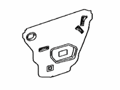 Toyota 67841-47070 Cover, Rear Door Service Hole